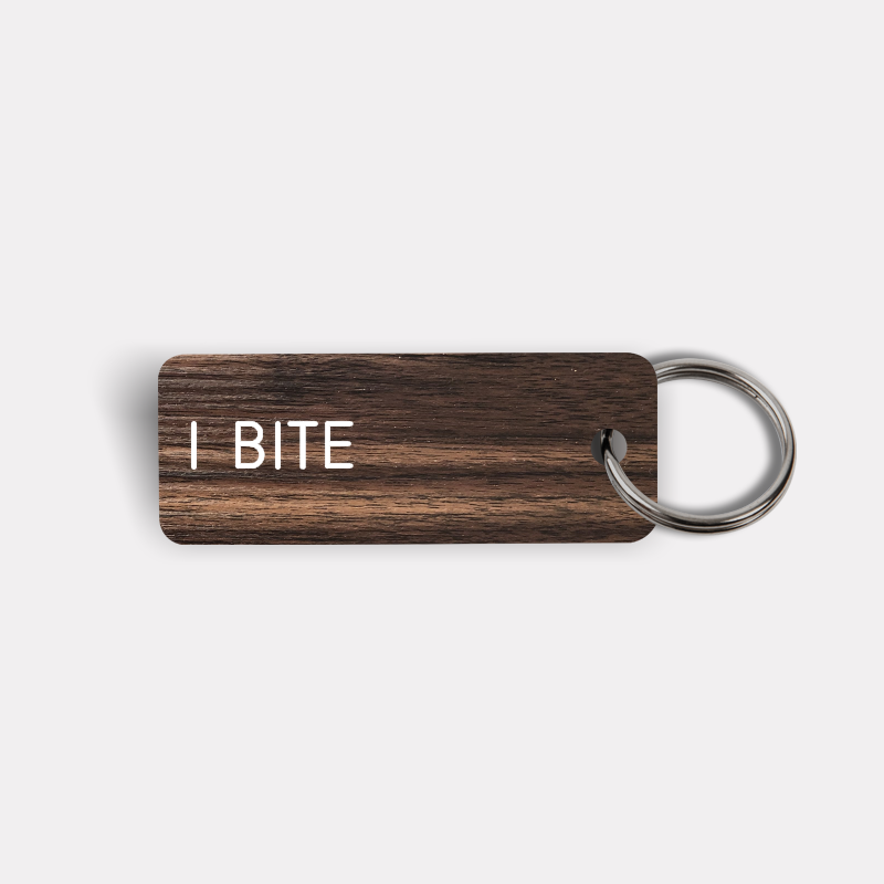 I BITE Keytag