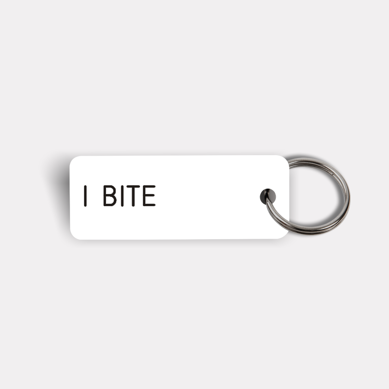 I BITE Keytag