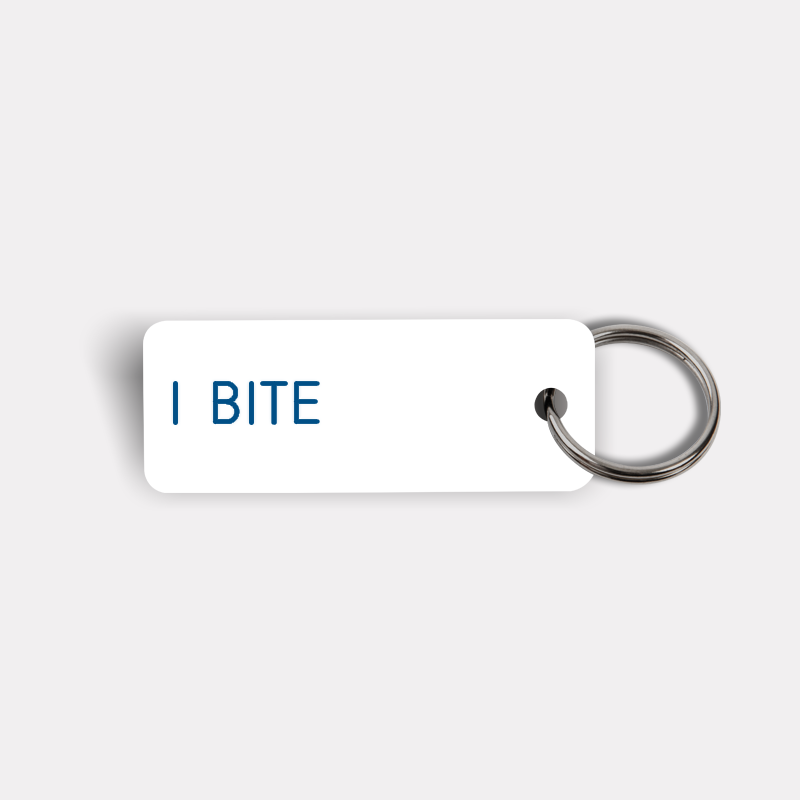 I BITE Keytag