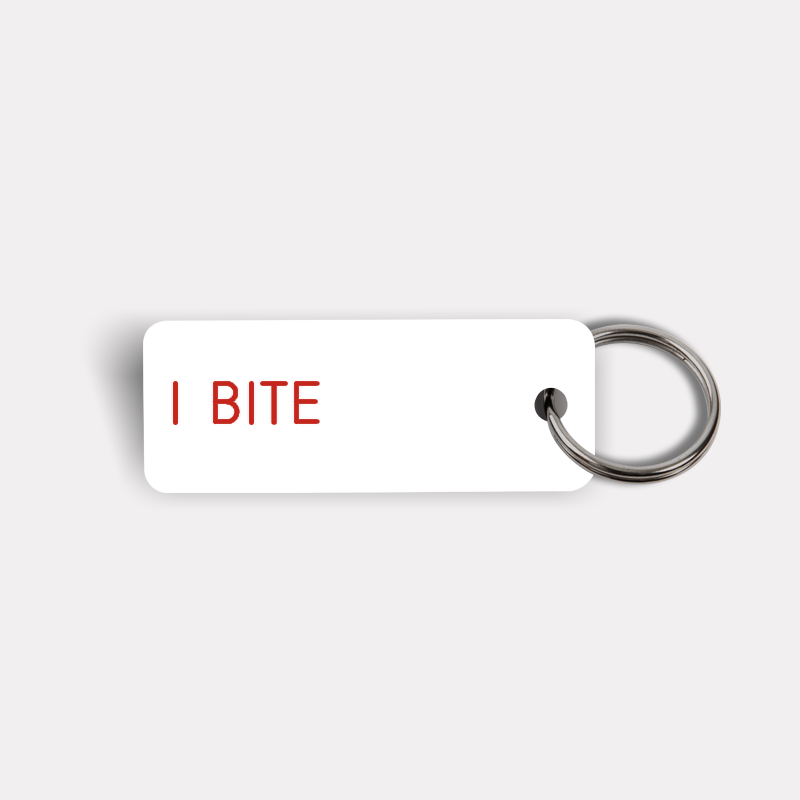 I BITE Keytag