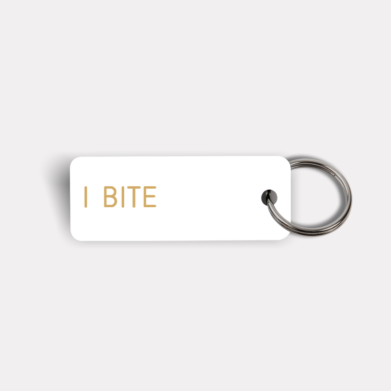 I BITE Keytag