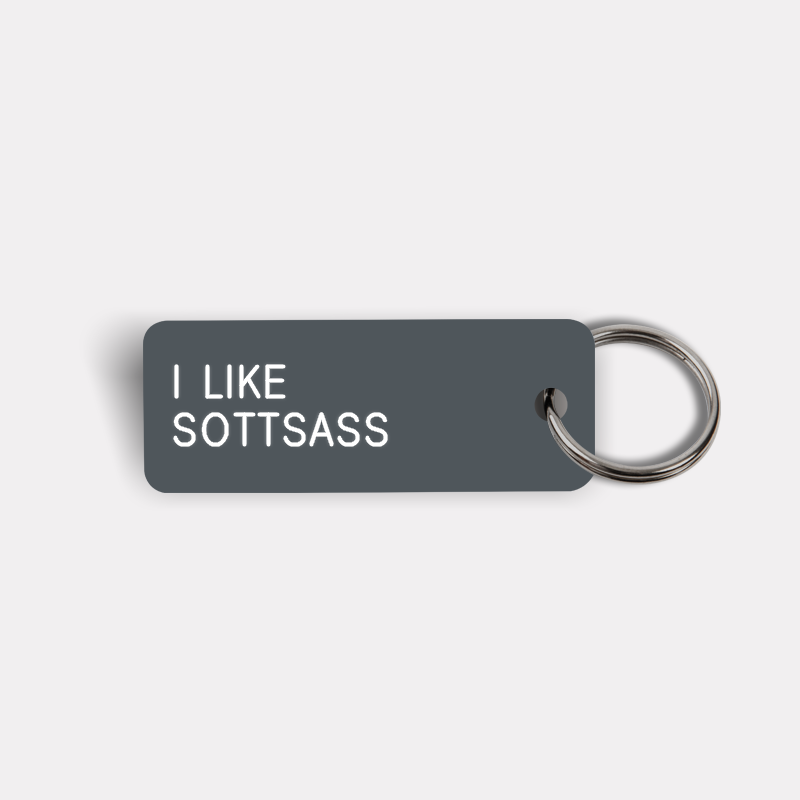 I LIKE SOTTSASS Keytag