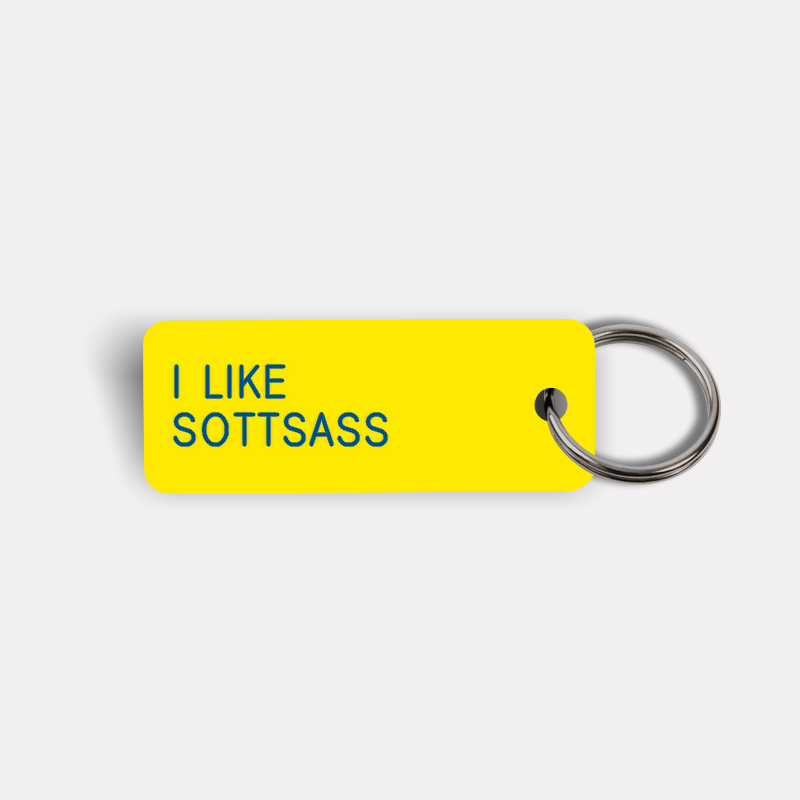 I LIKE SOTTSASS Keytag