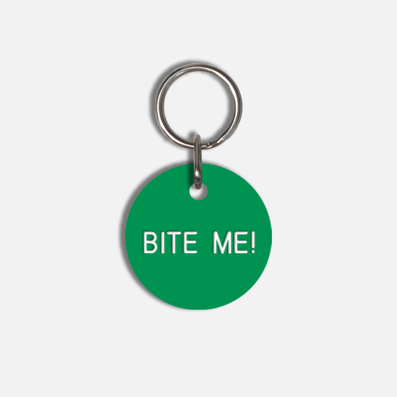 BITE ME! Small Pet Tag