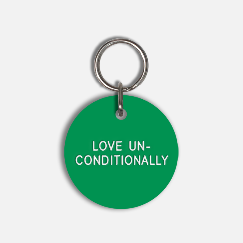 LOVE UN-CONDITIONALLY Large Pet Tag
