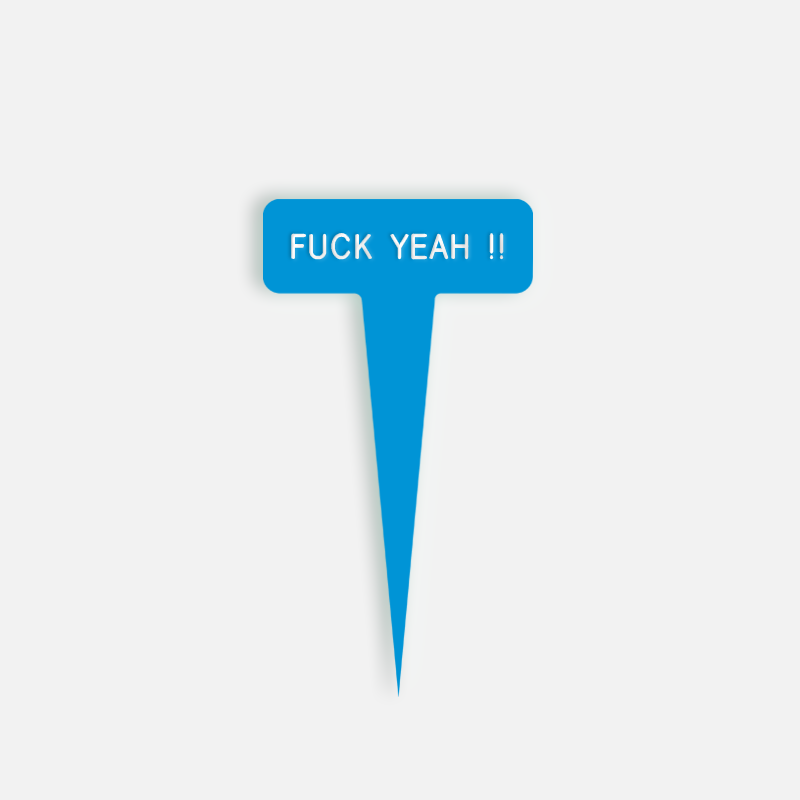 FUCK YEAH !! Small Caption