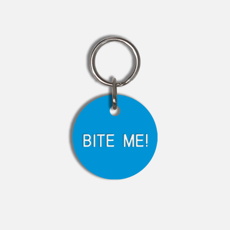 BITE ME! Small Pet Tag