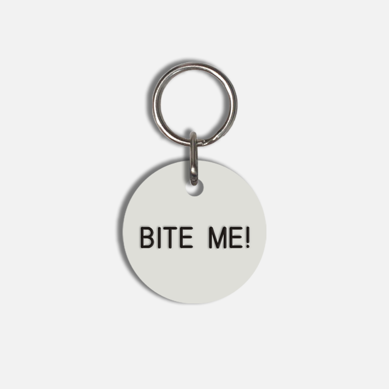 BITE ME! Small Pet Tag