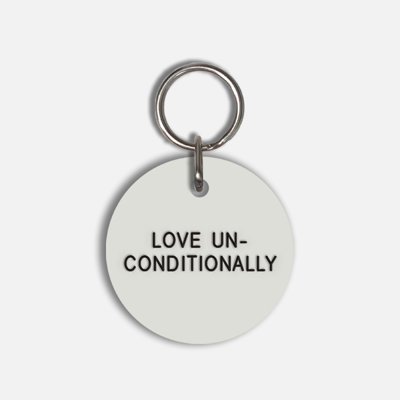 LOVE UN-CONDITIONALLY Large Pet Tag