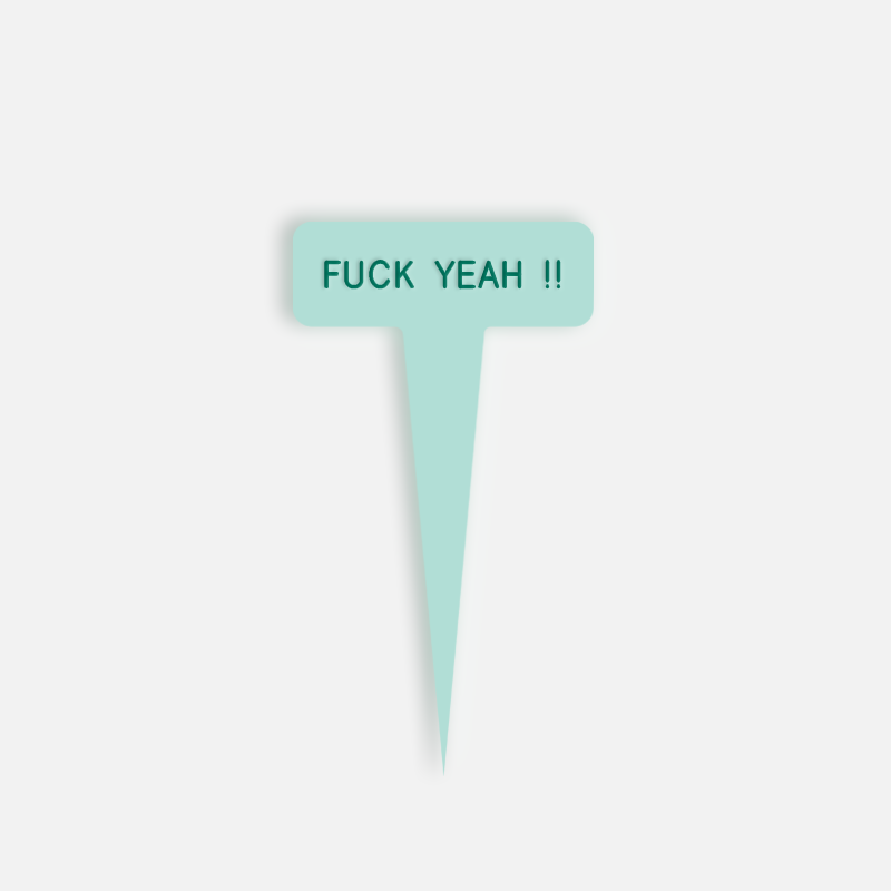 FUCK YEAH !! Small Caption