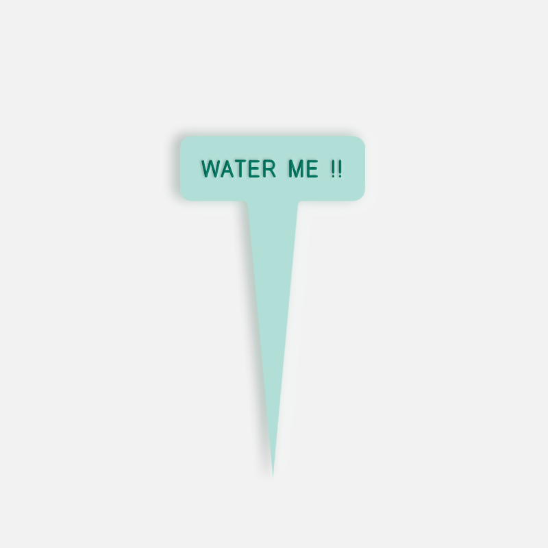 WATER ME !! Small Caption