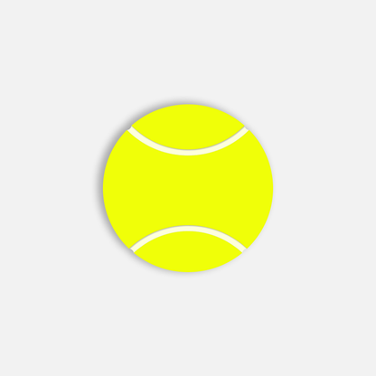 Tennis Ball Magnet Button Tag