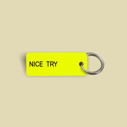 NICE TRY Keytag (2022-22-12)