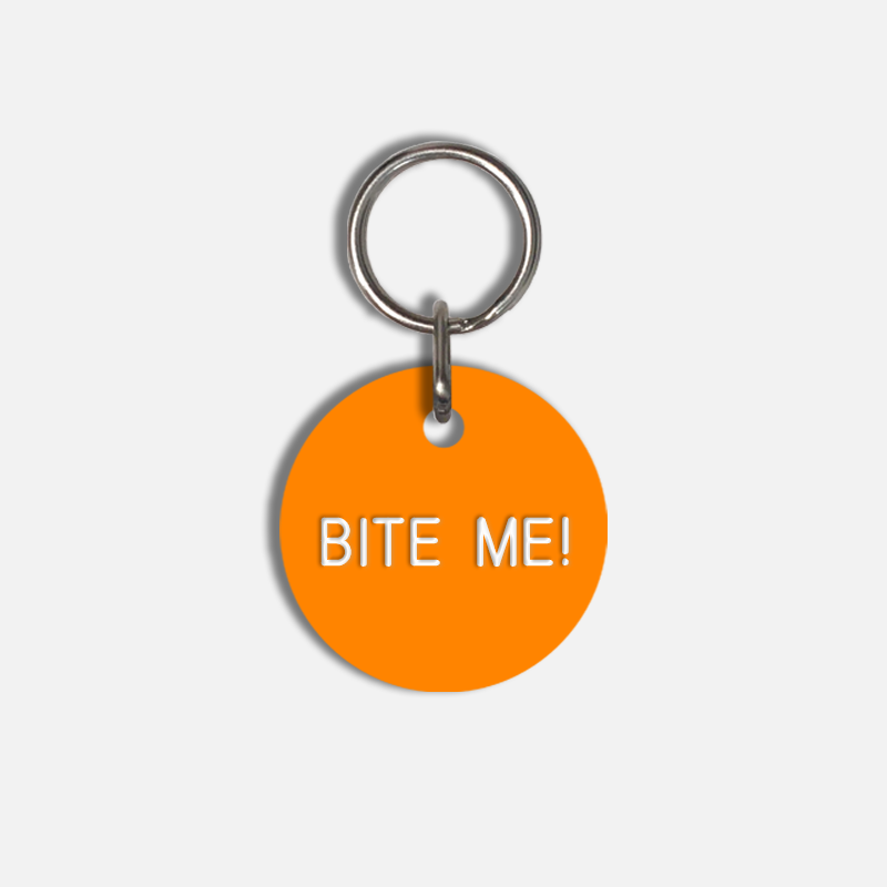 BITE ME! Small Pet Tag