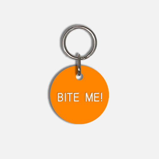 BITE ME! Small Pet Tag