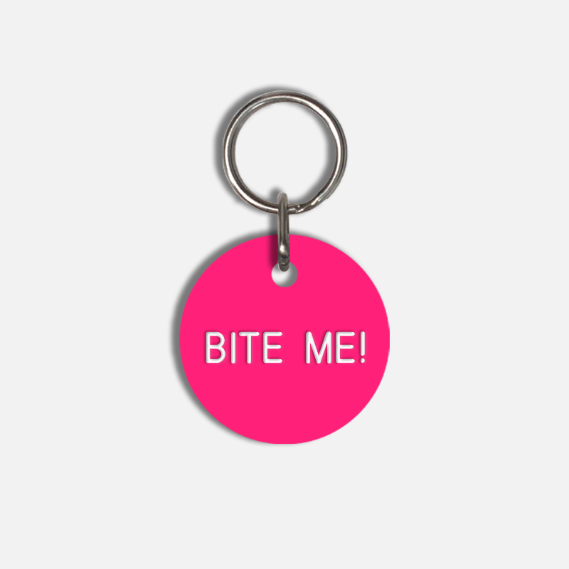 BITE ME! Small Pet Tag