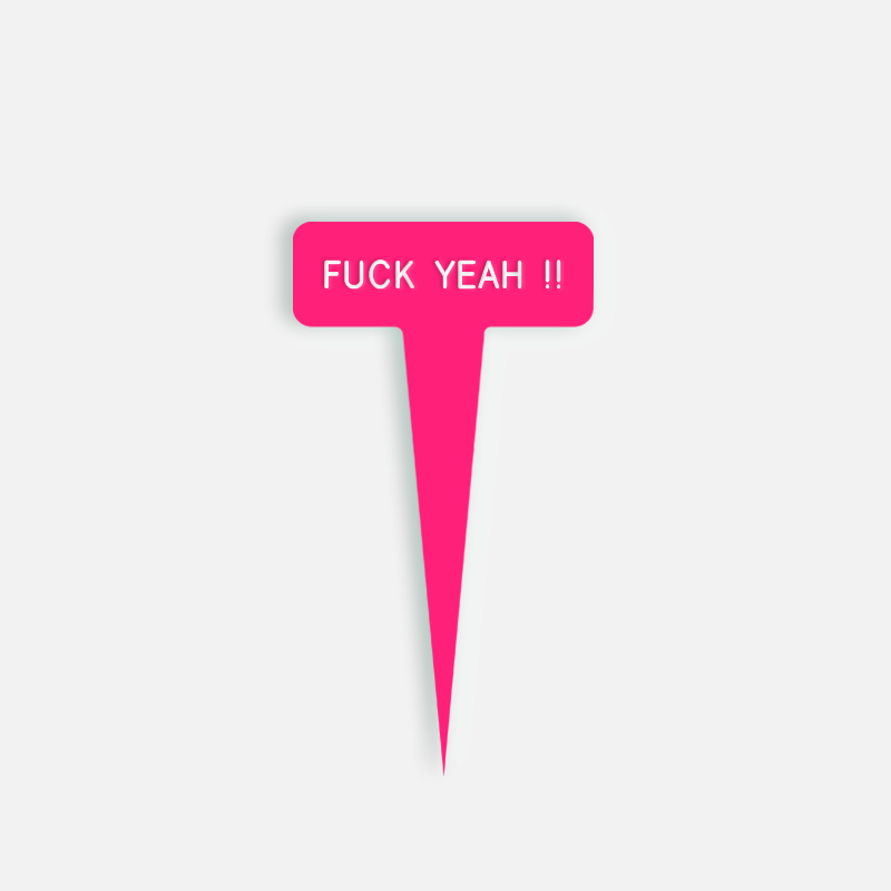 FUCK YEAH !! Small Caption