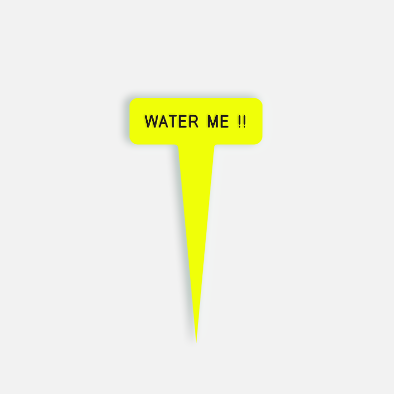 WATER ME !! Small Caption
