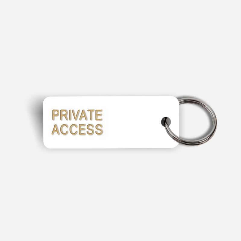 PRIVATE ACCESS Keytag