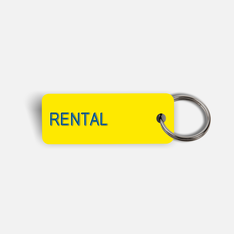 RENTAL Keytag