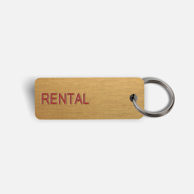 RENTAL Keytag