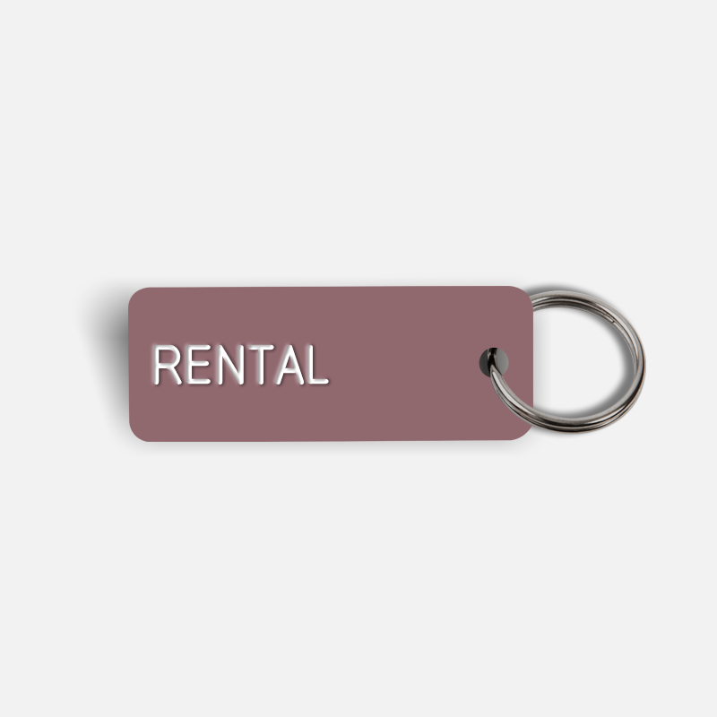 RENTAL Keytag