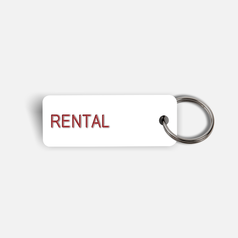 RENTAL Keytag