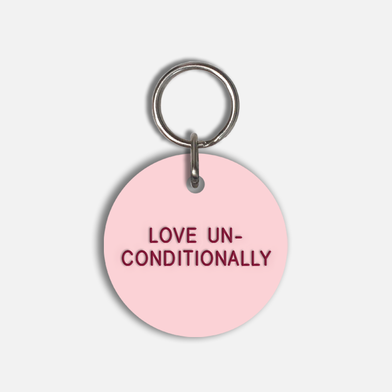 LOVE UN-CONDITIONALLY Large Pet Tag