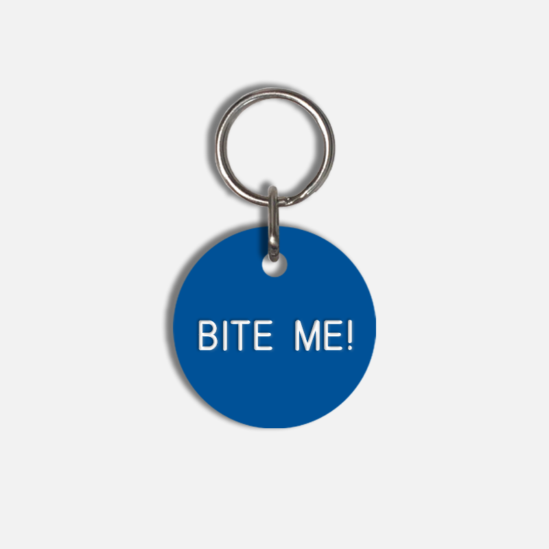 BITE ME! Small Pet Tag