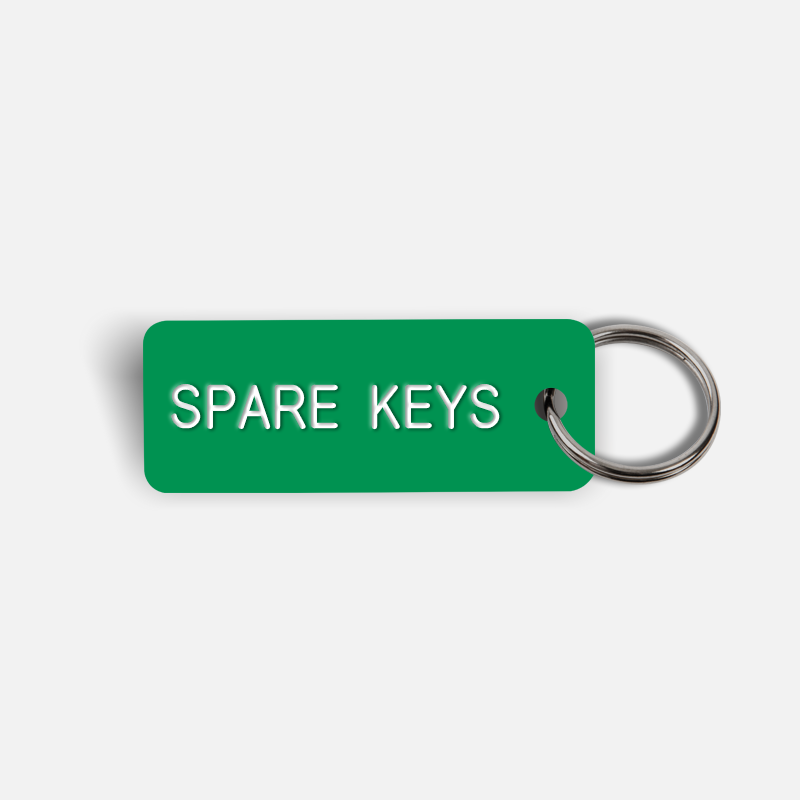 SPARE KEYS Keytag