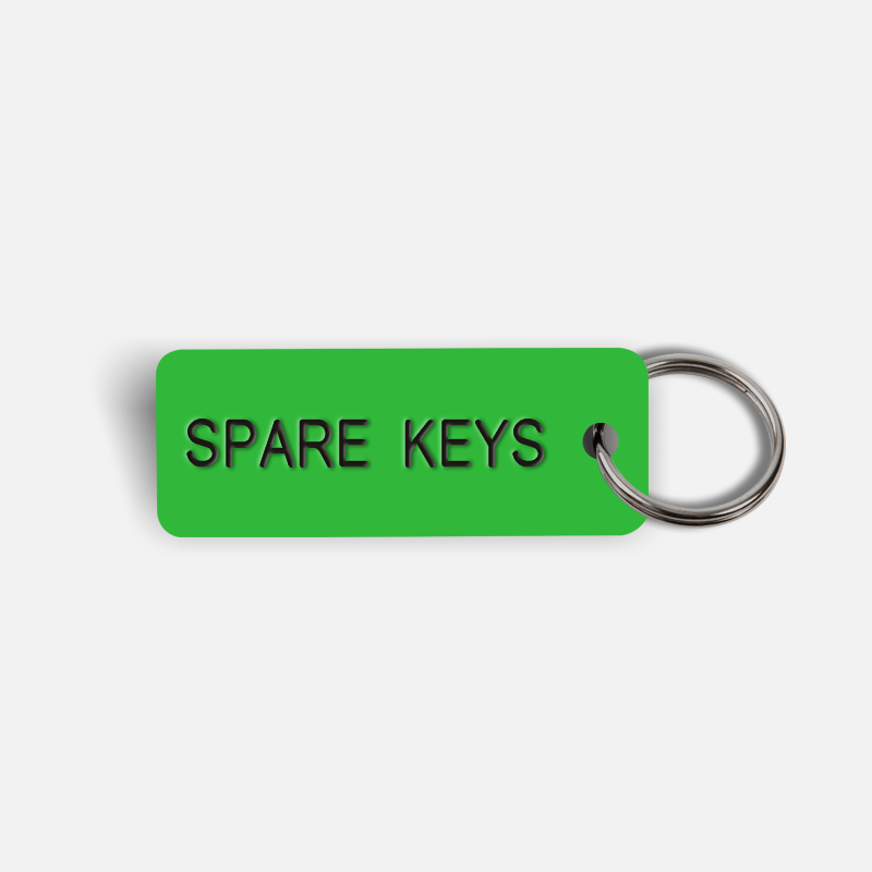 SPARE KEYS Keytag