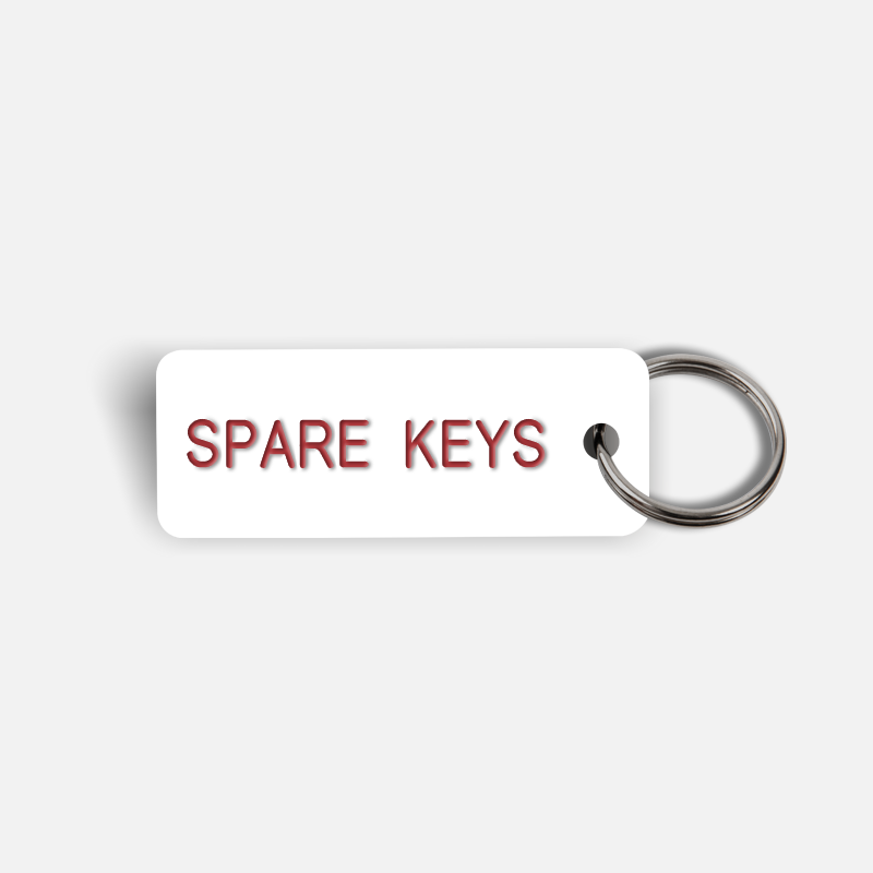 SPARE KEYS Keytag