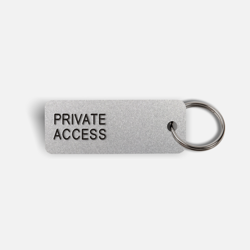 PRIVATE ACCESS Keytag