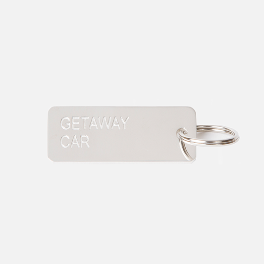 GETAWAY CAR Sterling Silver Keytag