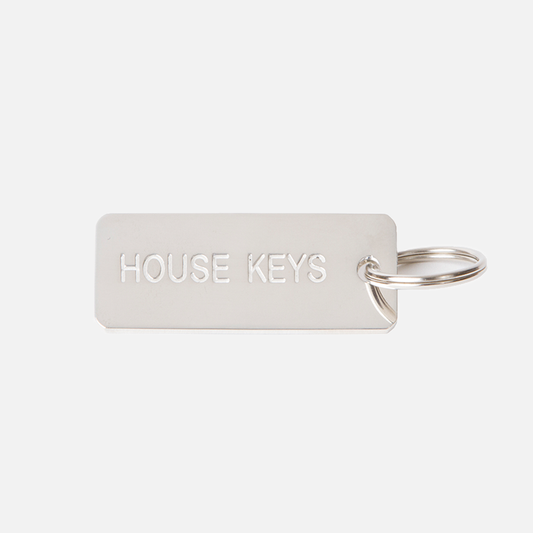 HOUSE KEYS Sterling Silver Keytag