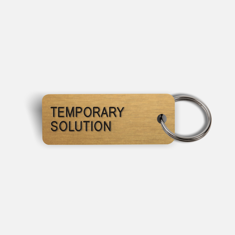 TEMPORARY SOLUTION Keytag