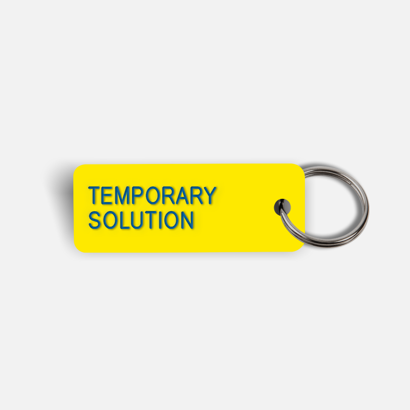 TEMPORARY SOLUTION Keytag