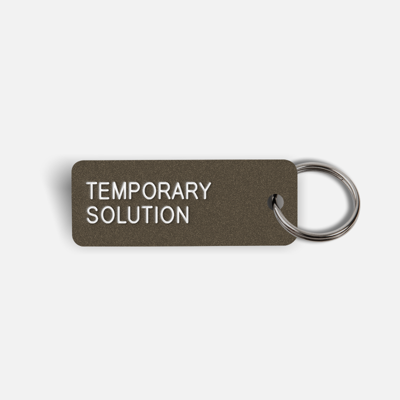 TEMPORARY SOLUTION Keytag