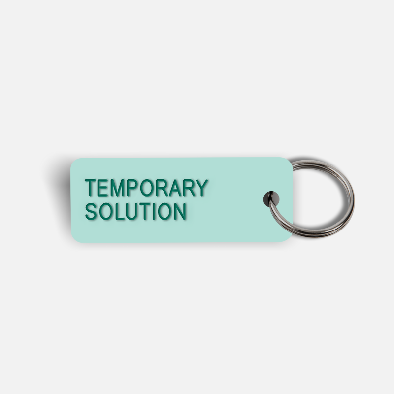 TEMPORARY SOLUTION Keytag