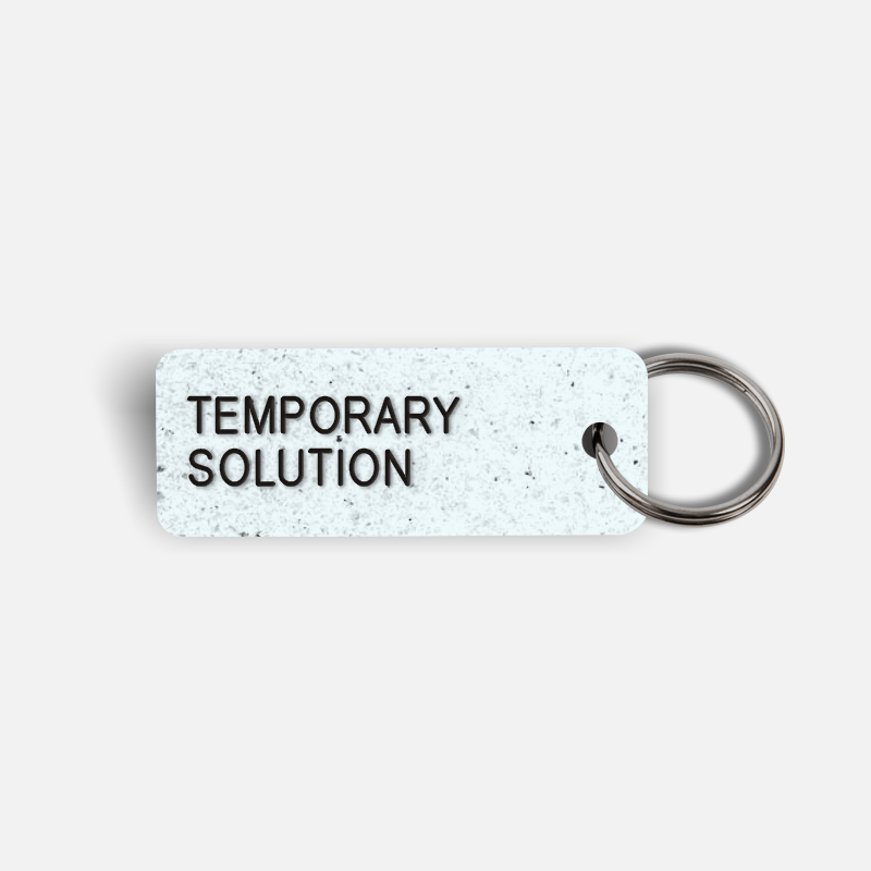 TEMPORARY SOLUTION Keytag