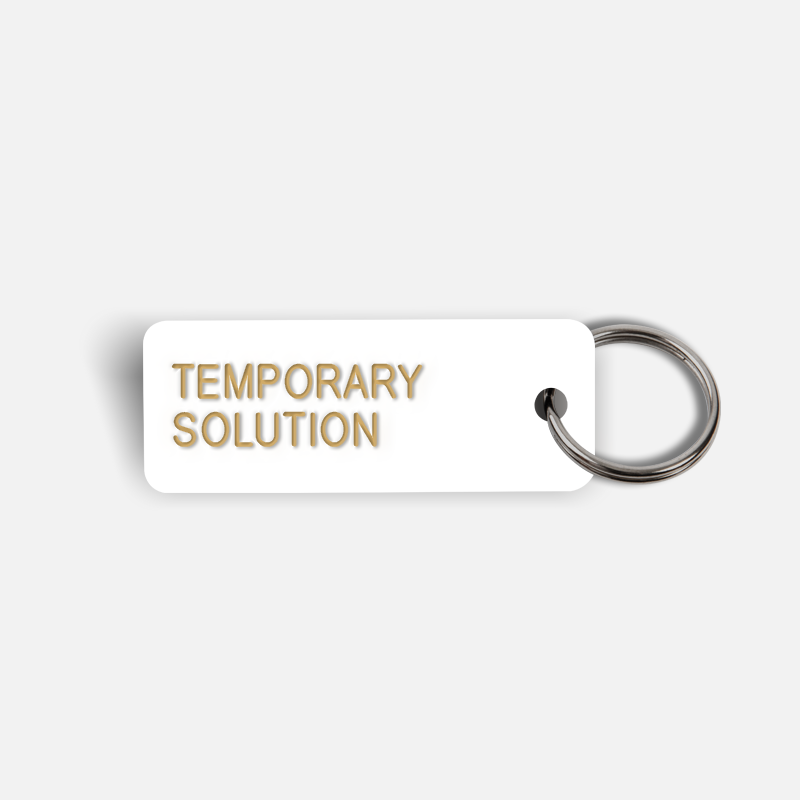 TEMPORARY SOLUTION Keytag