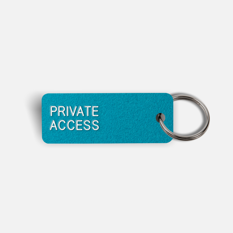 PRIVATE ACCESS Keytag