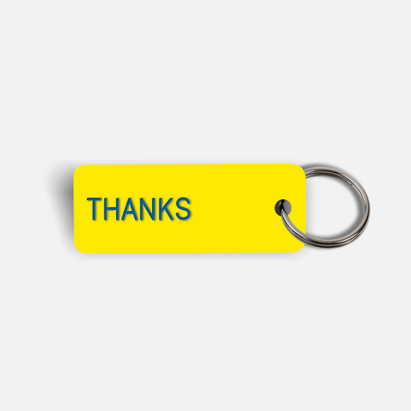 THANKS Keytag