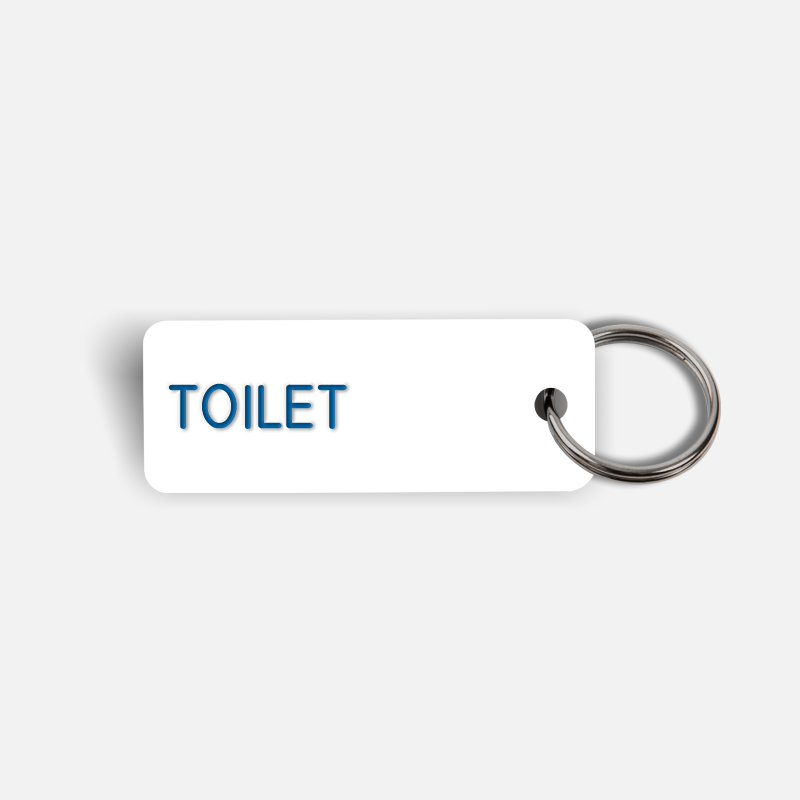 TOILET Keytag