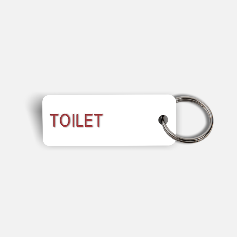 TOILET Keytag