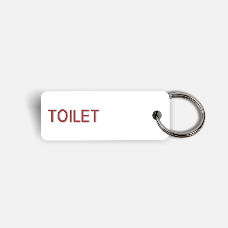 TOILET Keytag