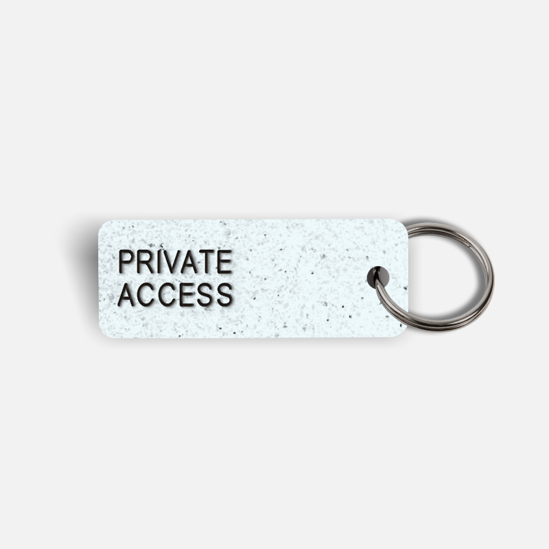 PRIVATE ACCESS Keytag