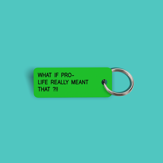 WHAT IF PRO-LIFE REALLY MEANT THAT ?!! Keytag (2022-05-30)