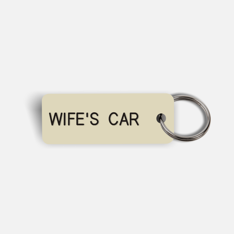 WIFE'S CAR Keytag