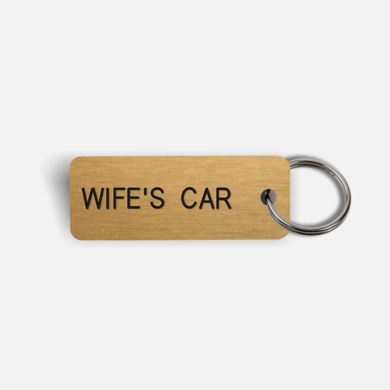 WIFE'S CAR Keytag